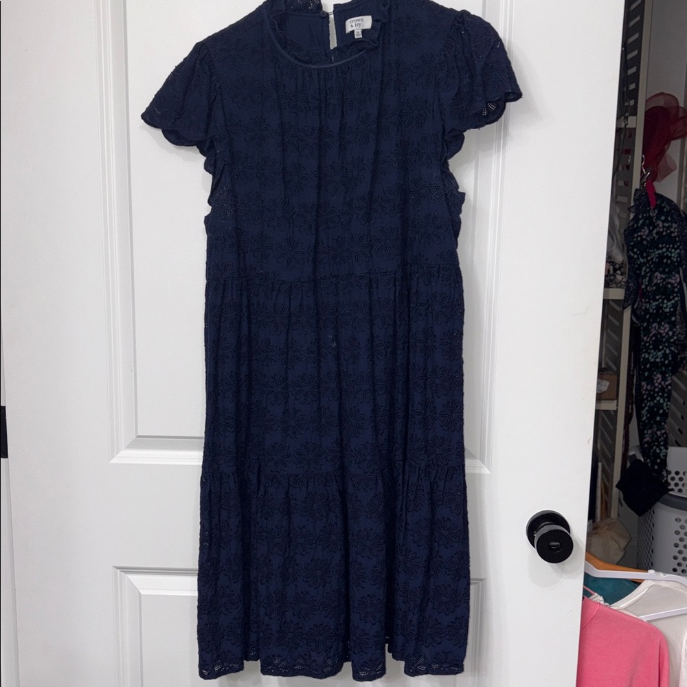 Crown & Ivy Navy Blue Dress